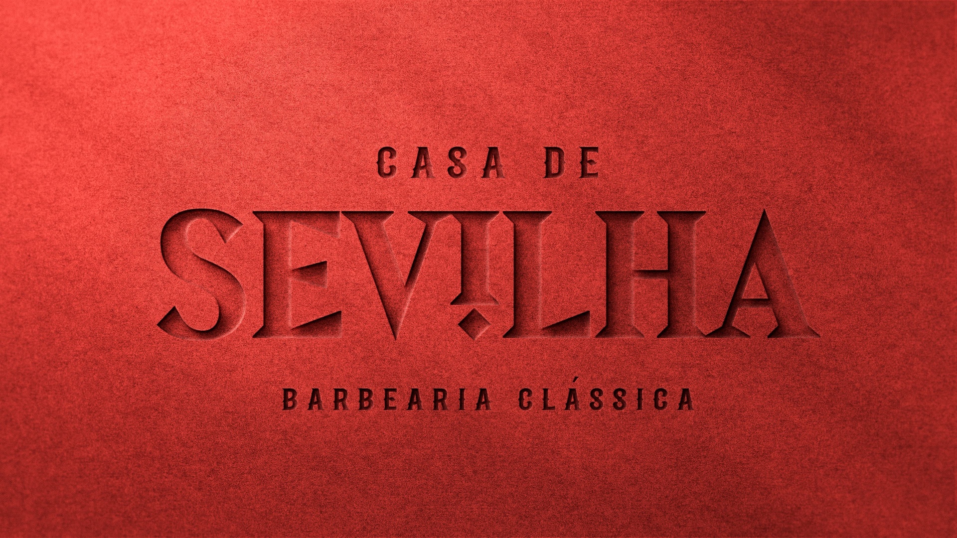 Logotipo Casa de Sevilha em vermelho